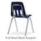 Virco 9000 Series 16" Classroom Chair, 2nd Grade - 4th Grade with Nylon Glides - Black Seat 9016 - alternate 3
